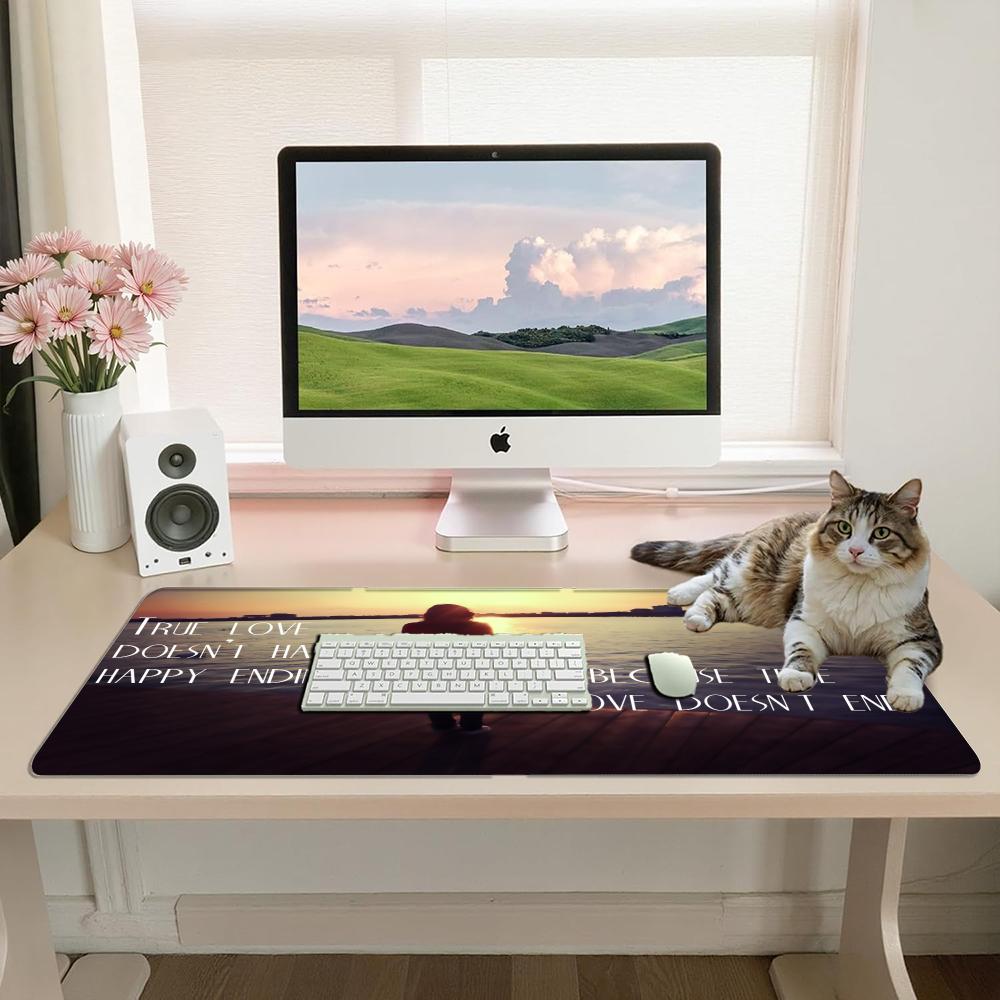 Large Romantic Aesthetic Gamin - Pc Gaming Quotes ulasan dan harga