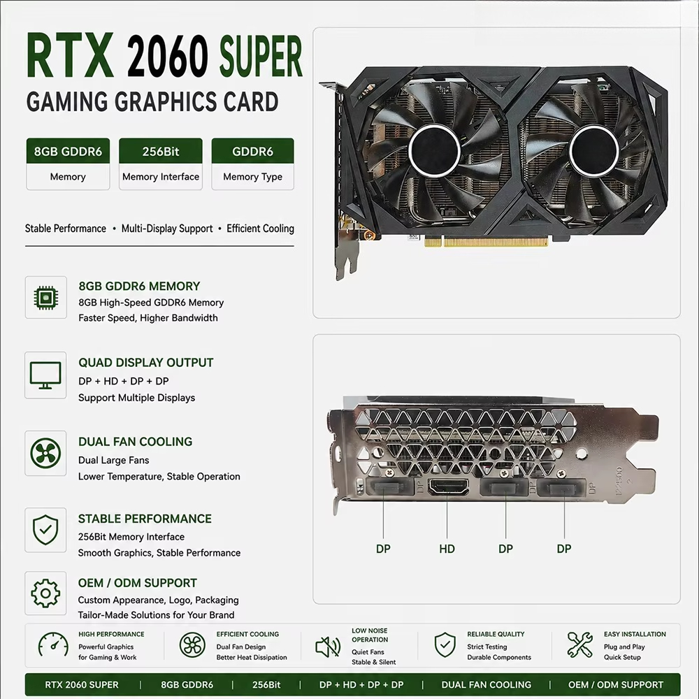 Graphics Card RTX 2060 Super 8 - Pc Gaming Rtx ulasan dan harga