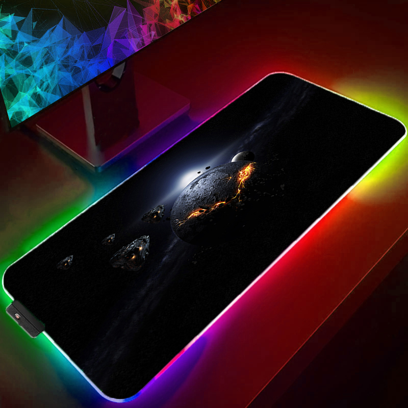 RGB Mouse Pad Gamer Large gami - Pc Gaming Online ulasan dan harga