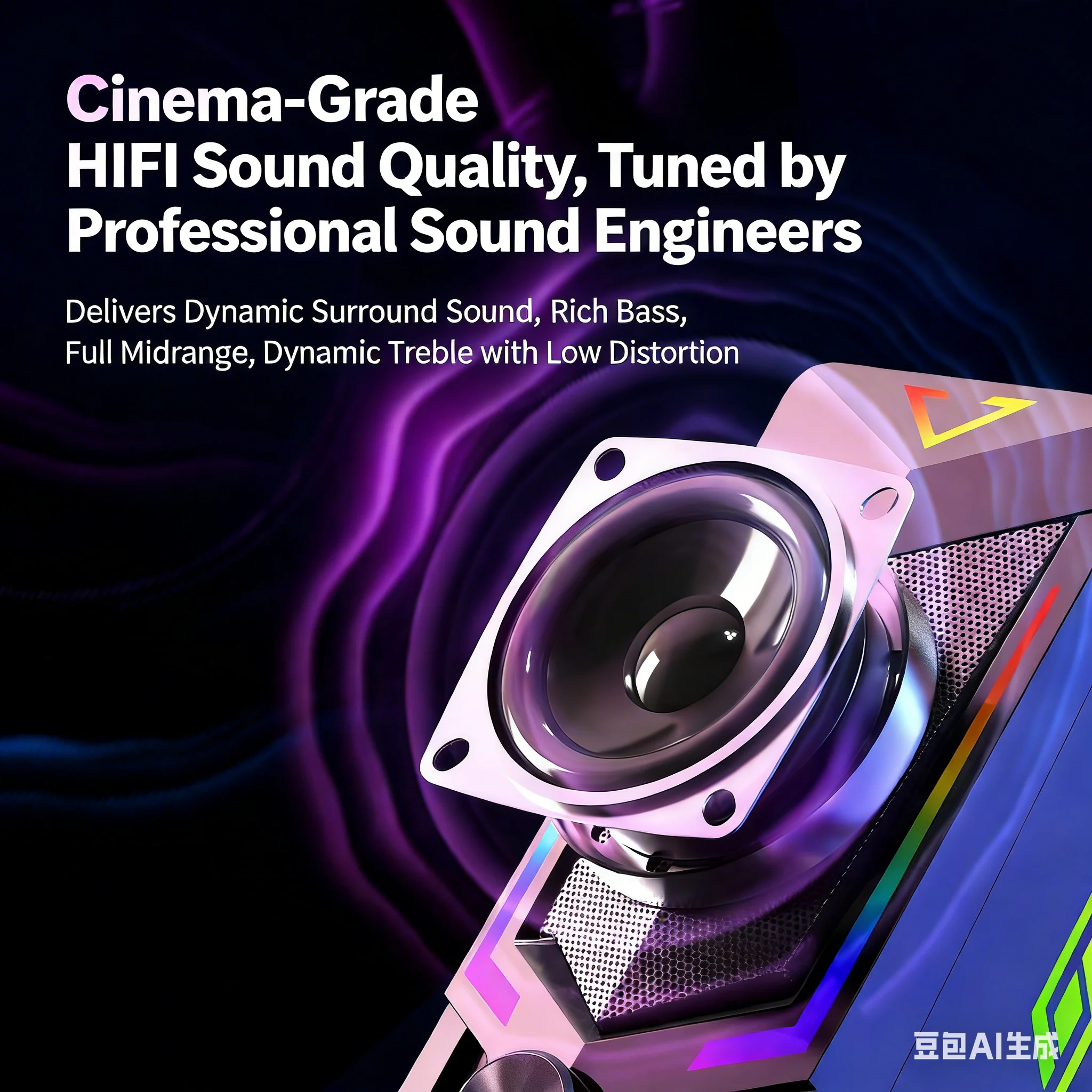 Desktop RGB Gaming Speakers Bl - Pc Gaming Apple ulasan dan harga