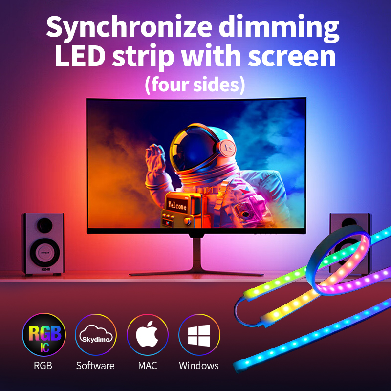 RGB Smart LED Monitor Backligh - No Rgb Gaming Pc ulasan dan harga