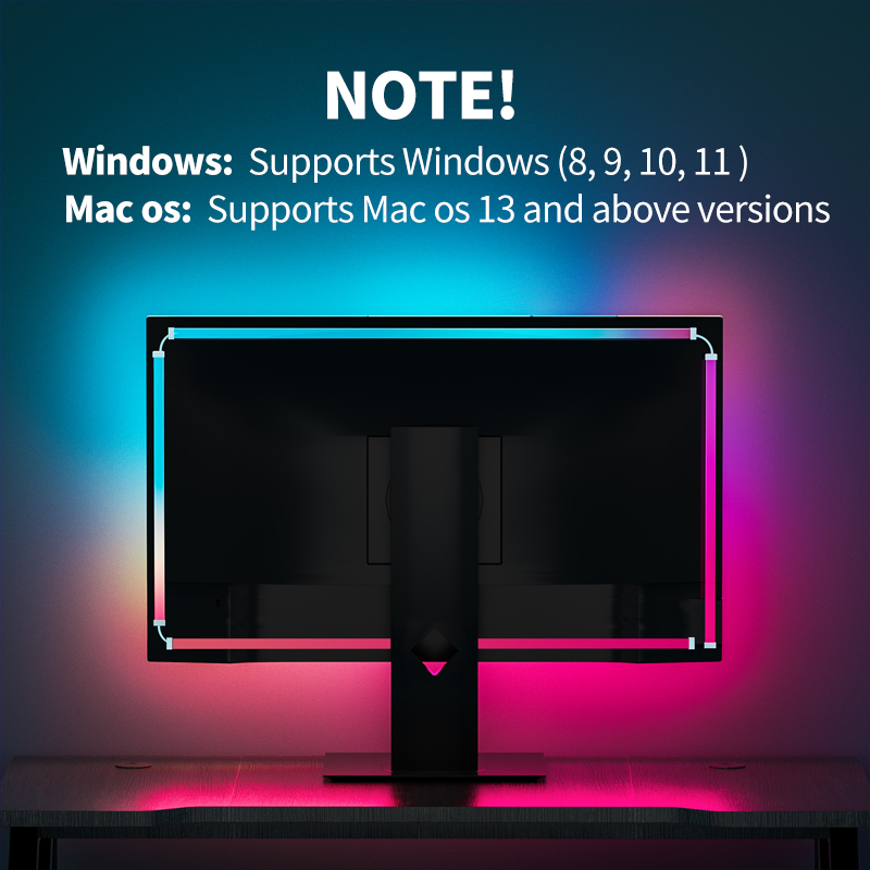 RGB Smart LED Monitor Backligh - No Rgb Gaming Pc ulasan dan harga