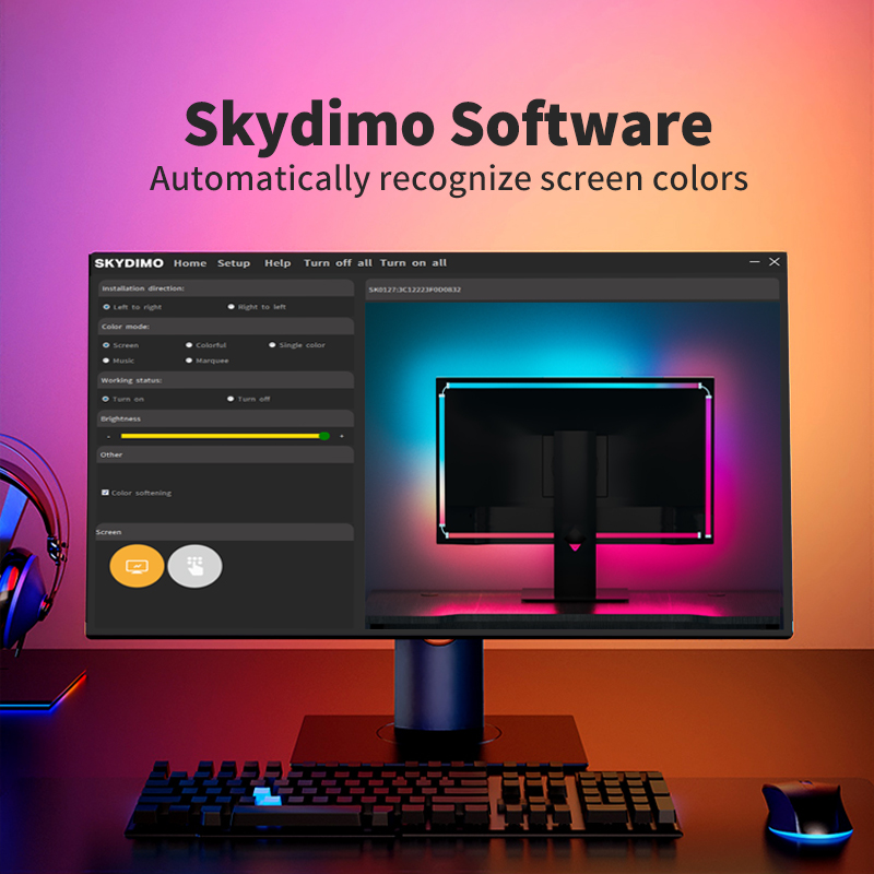 RGB Smart LED Monitor Backligh - No Rgb Gaming Pc ulasan dan harga