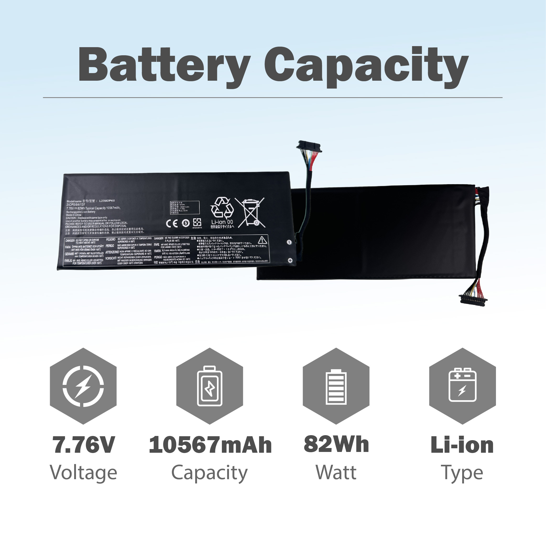 L23M2PK0 Battery L23B2PK0 For  - Pc Gaming Lenovo Legion ulasan dan harga