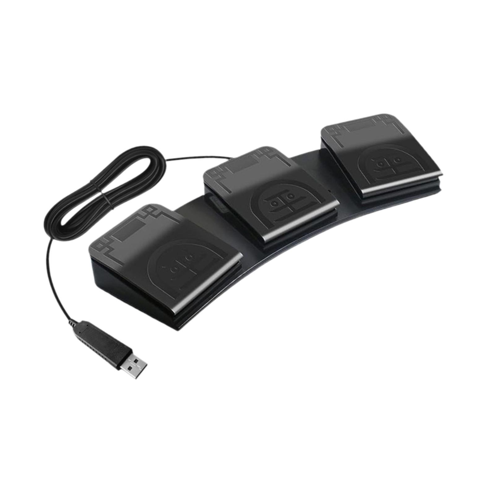 USB Triple Foot Switch Pedal R - Pc Gaming Test ulasan dan harga