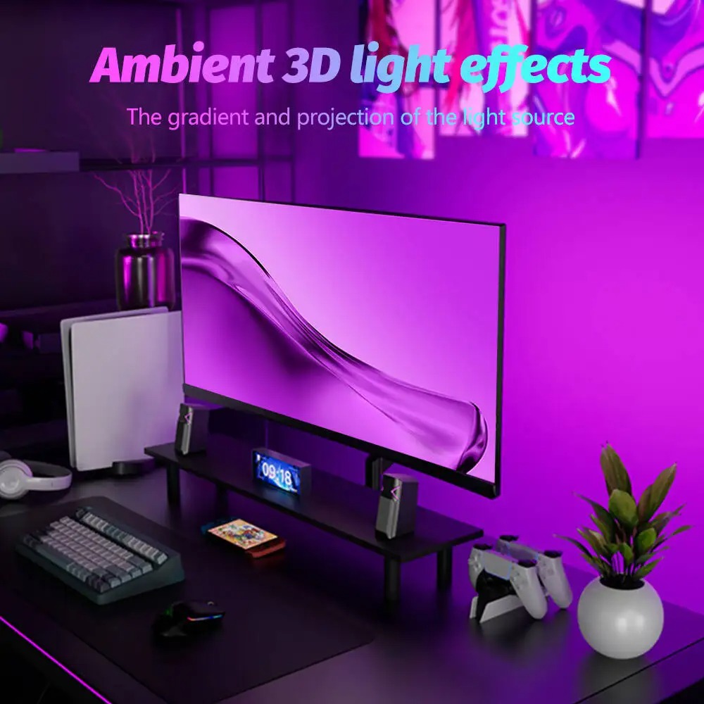 3/4sides RGB Sync Light Strip  - No Rgb Gaming Pc ulasan dan harga