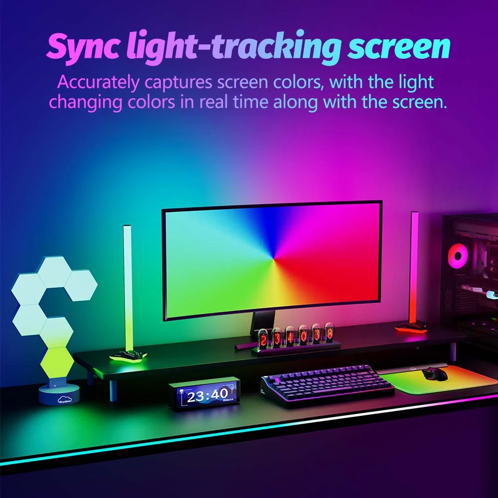 3/4sides RGB Sync Light Strip  - No Rgb Gaming Pc ulasan dan harga