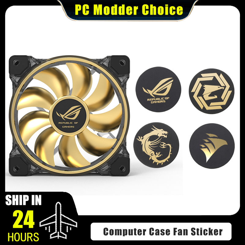 Computer Case Fan Logo Sticker - Pc Gaming Quotes ulasan dan harga