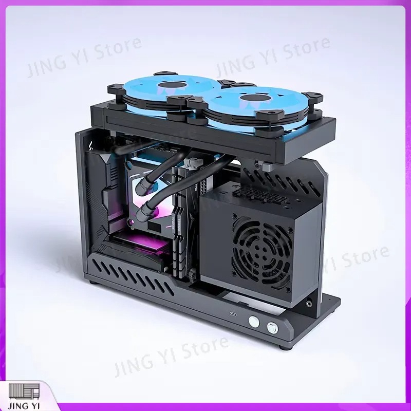 Mini ITX Computer Case Aluminu - Pc Gaming Rtx ulasan dan harga