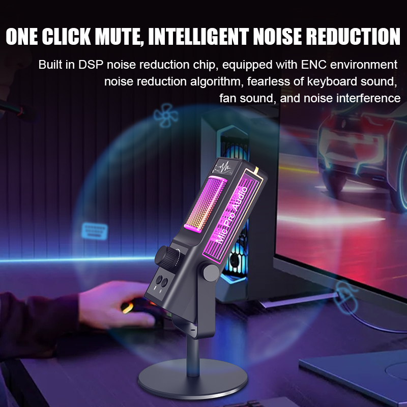 Rgb condenser microphone podca - Pc Gaming Online ulasan dan harga