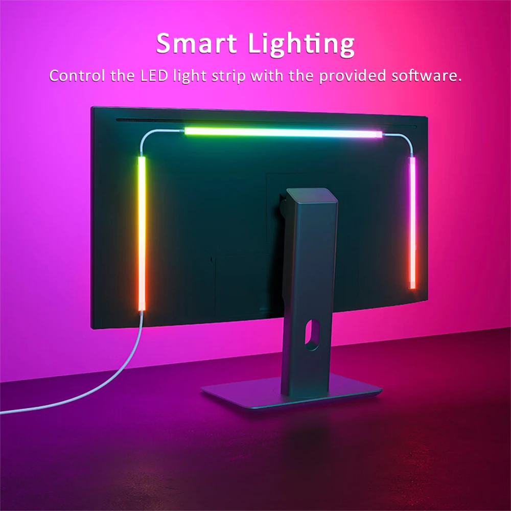 USB Computer Sync Light Strip  - No Rgb Gaming Pc ulasan dan harga