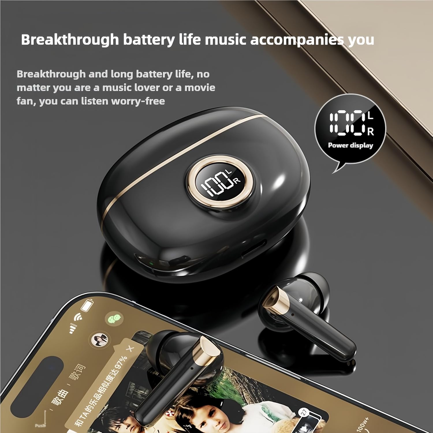 In-ear TWS Bluetooth 5.4 earph - Pc Gaming Apple ulasan dan harga