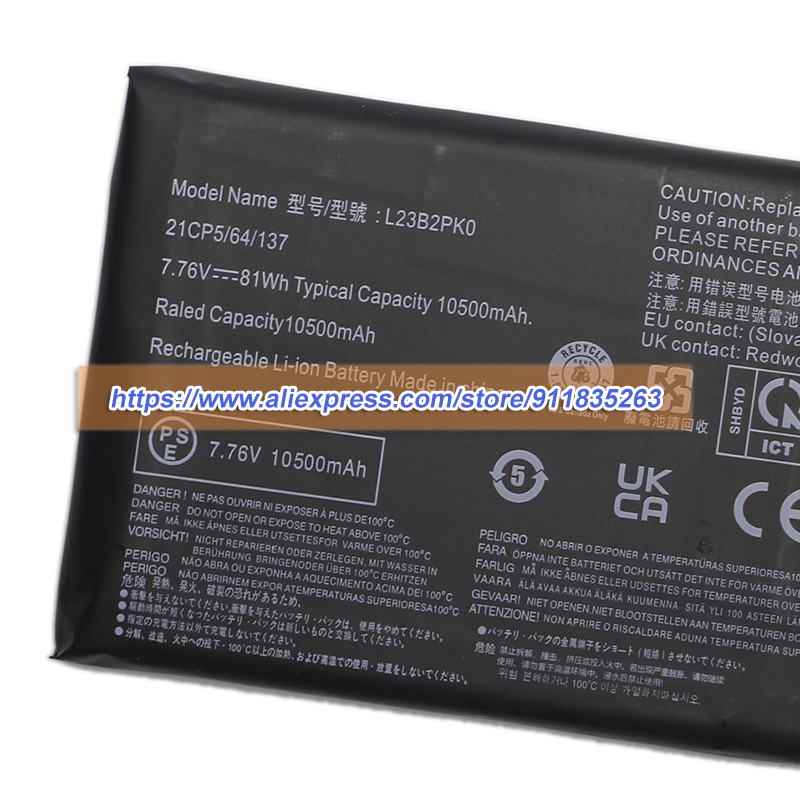 New L23B2PK0 Battery 7.76V 105 - Pc Gaming Lenovo Legion ulasan dan harga