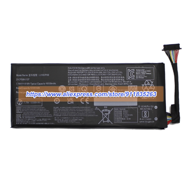 New L23B2PK0 Battery 7.76V 105 - Pc Gaming Lenovo Legion ulasan dan harga