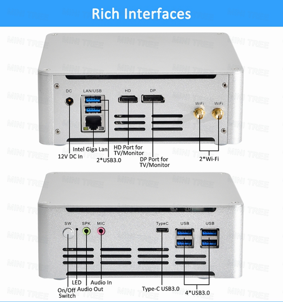 Win11 Mini PC Cube 13Th Gen Co - Pc Gaming Intel Core I5 ulasan dan harga